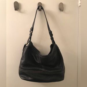 COACH BLACK LEATHER BAG, SINGLE STRAP, GREAT CONDITION $150.00